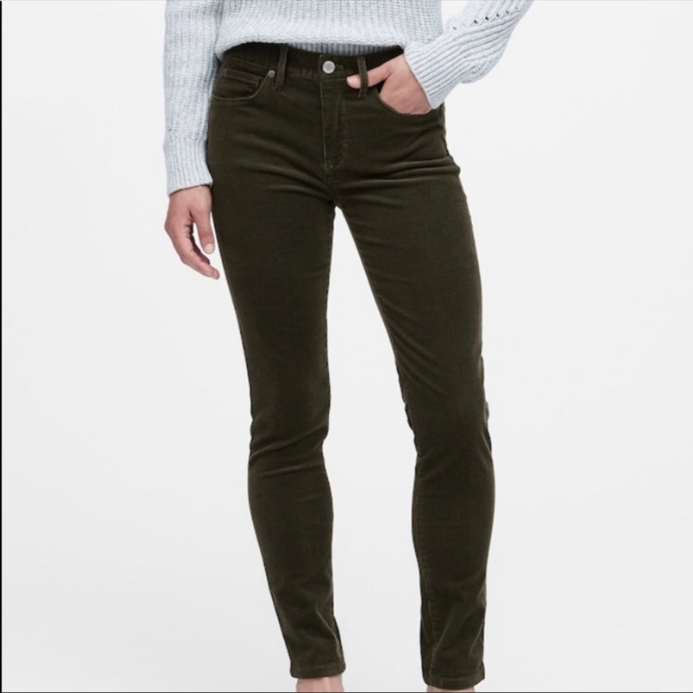 Banana Republic Hunter Green Corduroy Jeans